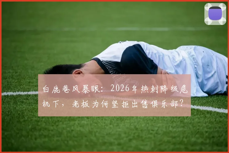 白鹿巷风暴眼:2026年热刺降级危机下,老板为何坚拒出售俱乐部?球迷必须知道的5个现实
